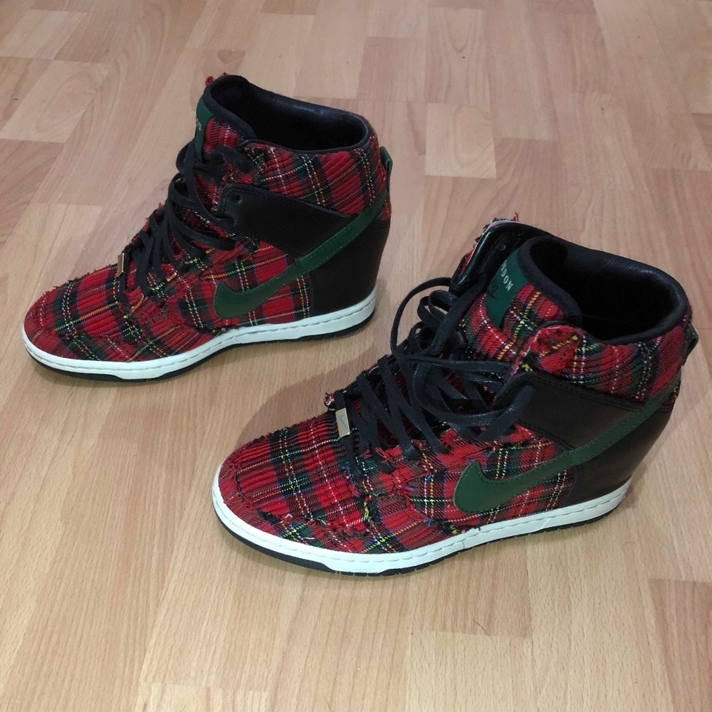 NIKE Dunk Sky Hi wedge City LONDON Christmas QS Wo